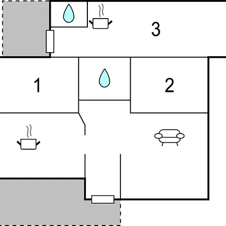 Three-bedroom Betiga With A Fireplace 02 Feriehus